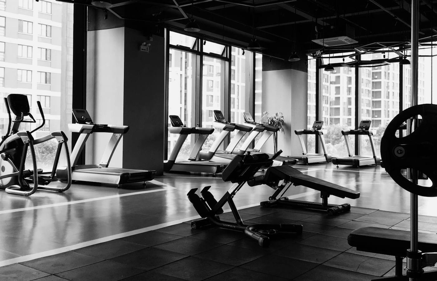 Vnitřek fitness centra